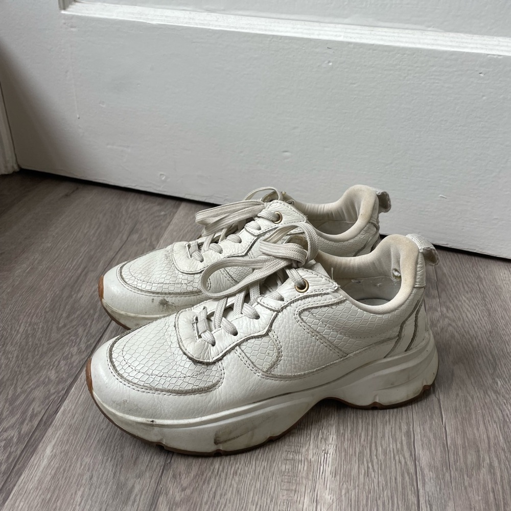 Zara white sneakers